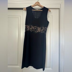Anne Klein Black Lace Midi Dress